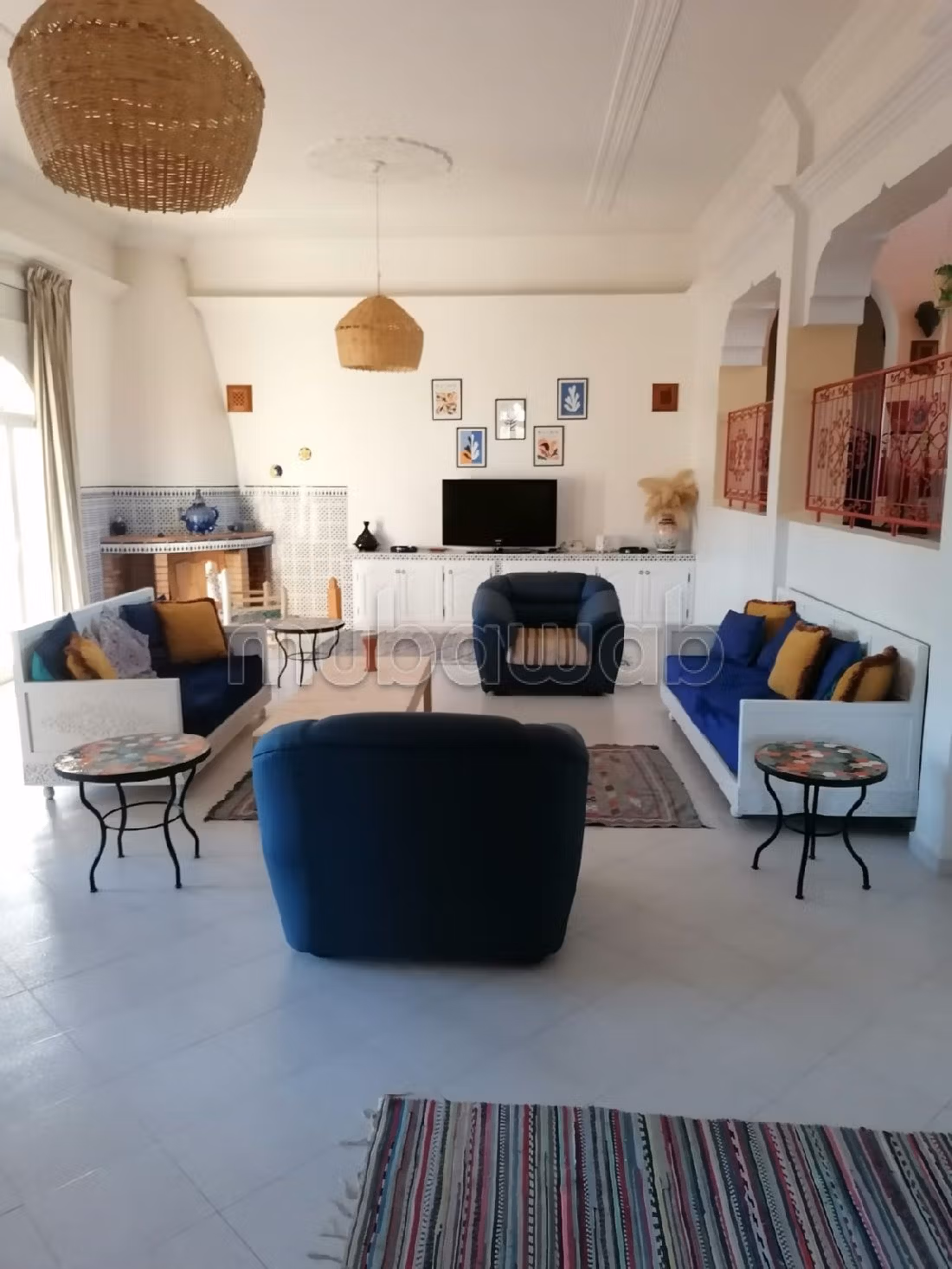 اشتري رياض رائع ب لبلالية. 8 قطع مريحة. مفروشة. 