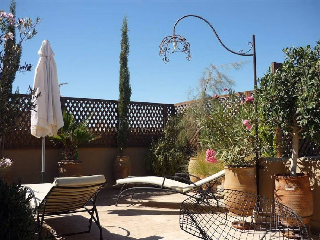 Maravilloso riad en venta en Jamaa el Kbir. Superficie de 102 m². Mobiliario. 
