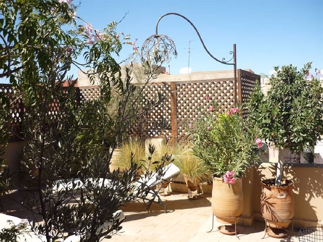 Maravilloso riad en venta en Jamaa el Kbir. Superficie de 102 m². Mobiliario. 