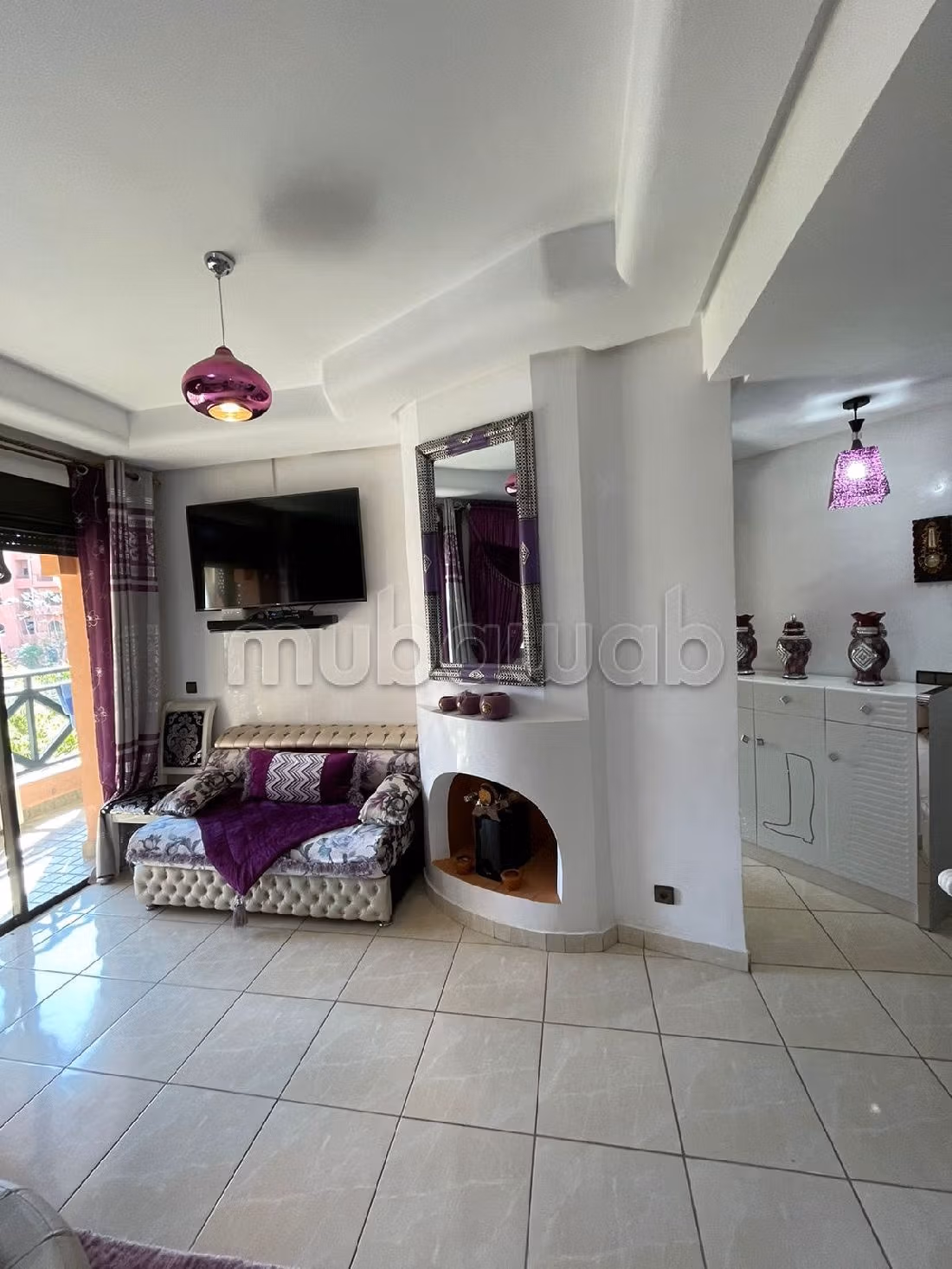 شقة جميلة للبيع ب بلبكار. المساحة الكلية 85 م². بواب ومكيف الهواء.