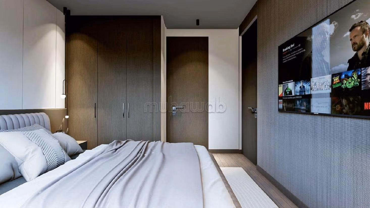 Appartement une chambre en rez de jardin