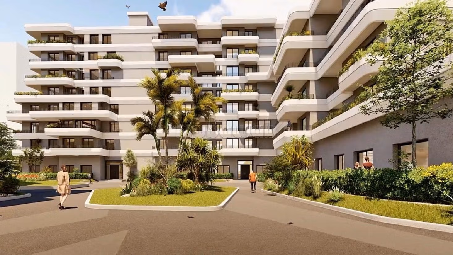 Appartement une chambre en rez de jardin
