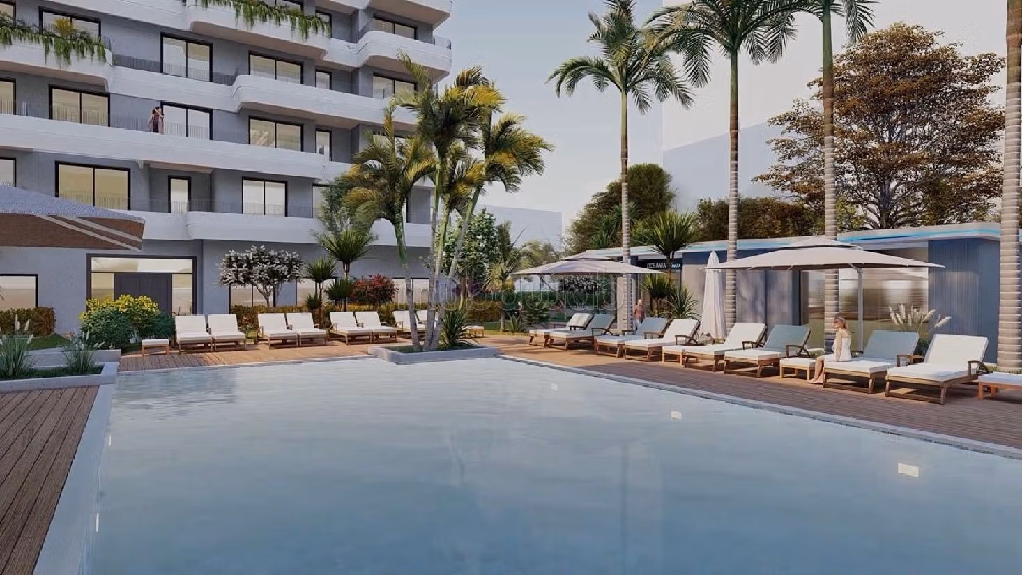 Appartement 2 chambres vue sur mer bien ensoleillé 89mé