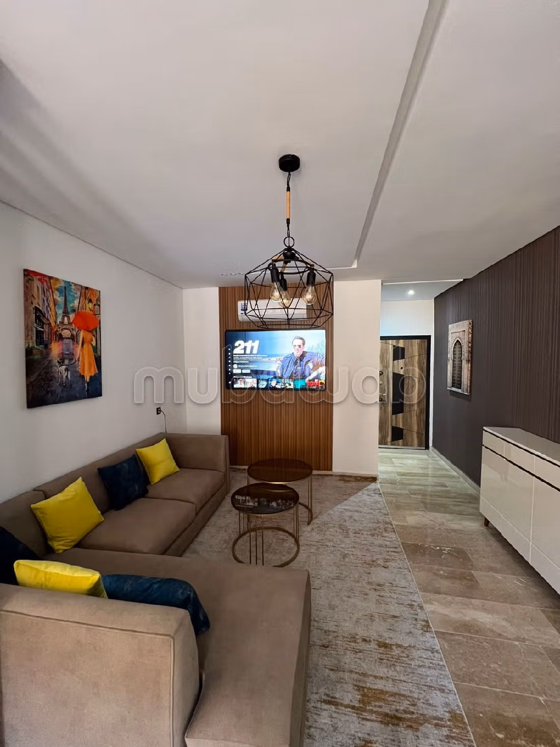Apartment for rent in Guéliz. 2 rooms. Ample storage space