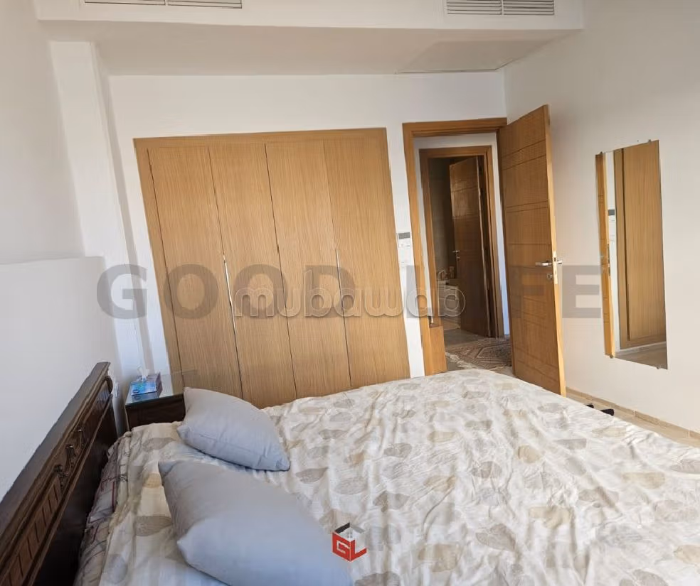 Very nice apartment for rent in Les Jardins de Carthage. 3 comfortable rooms. Furnished. 