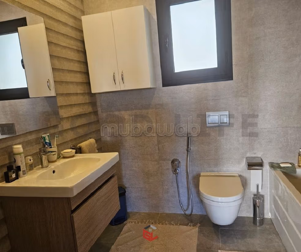 Very nice apartment for rent in Les Jardins de Carthage. 3 comfortable rooms. Furnished. 