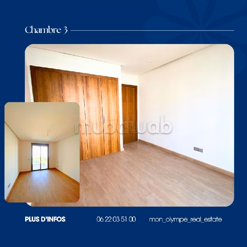 Appartement de luxe NEUF à l'Orangeraie Souissi