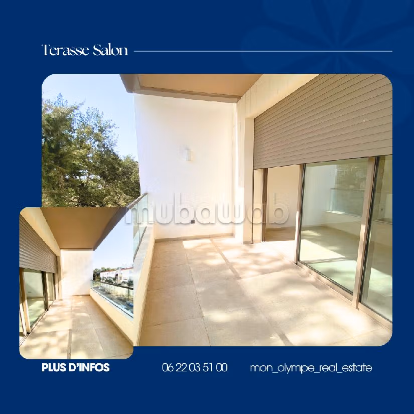 Appartement de luxe NEUF à l'Orangeraie Souissi