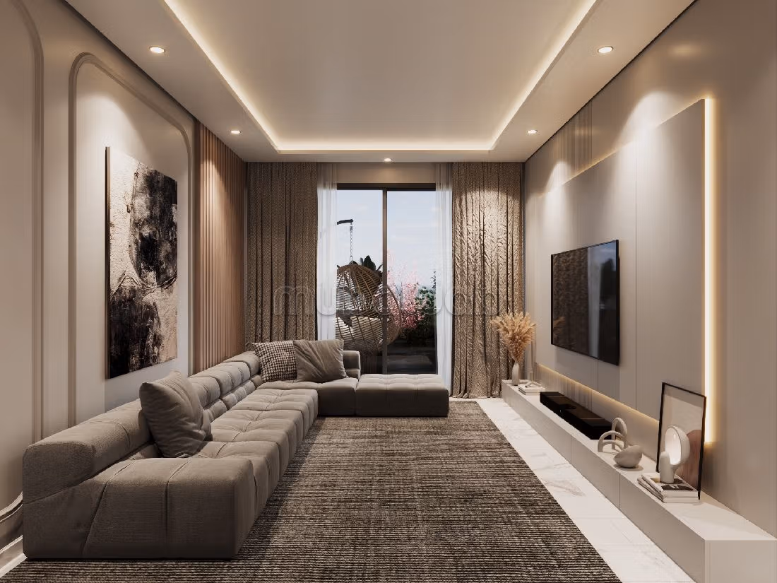 Apartment for sale. 3 comfortable rooms. Partial sea view, Centralised air conditioning