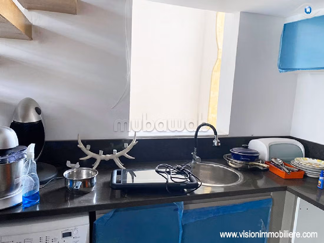 Duplex pieds dans l'eau Dahlia s1 Hammamet Nord