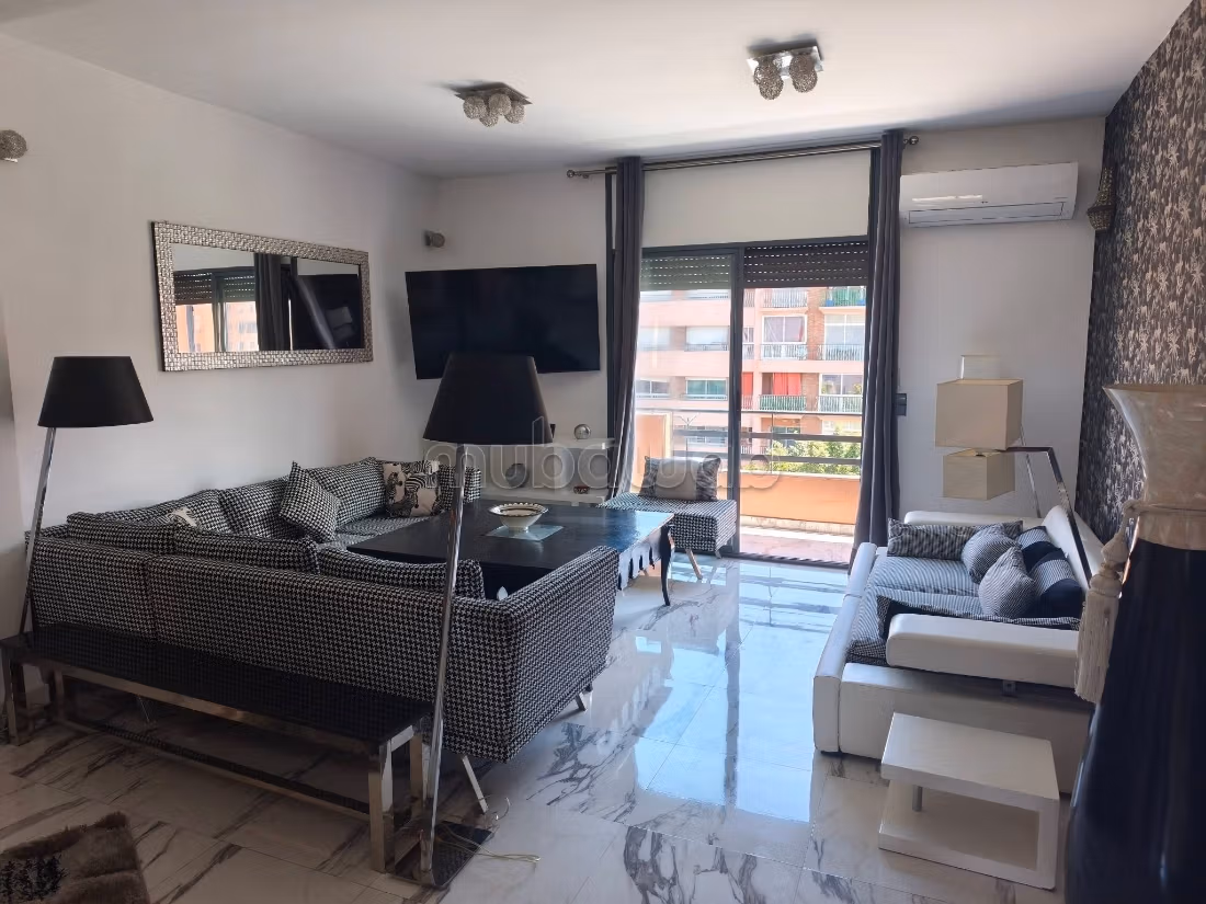 App Moderne avec Balcon à Guéliz