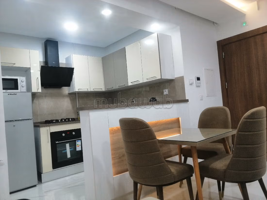 Apartments for rent in Hammamet Nord. Area 65 m². Secured door, Enclosed residence. 