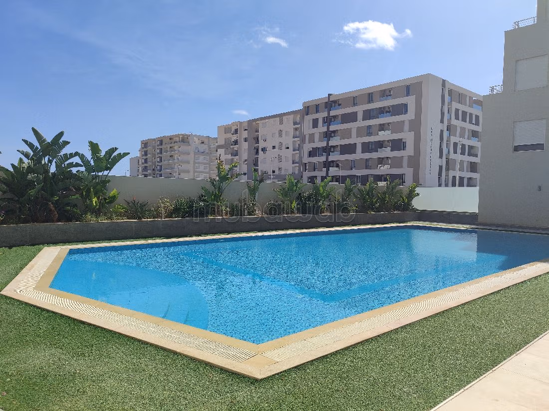 Apartments for rent in Hammamet Nord. Area 65 m². Secured door, Enclosed residence. 