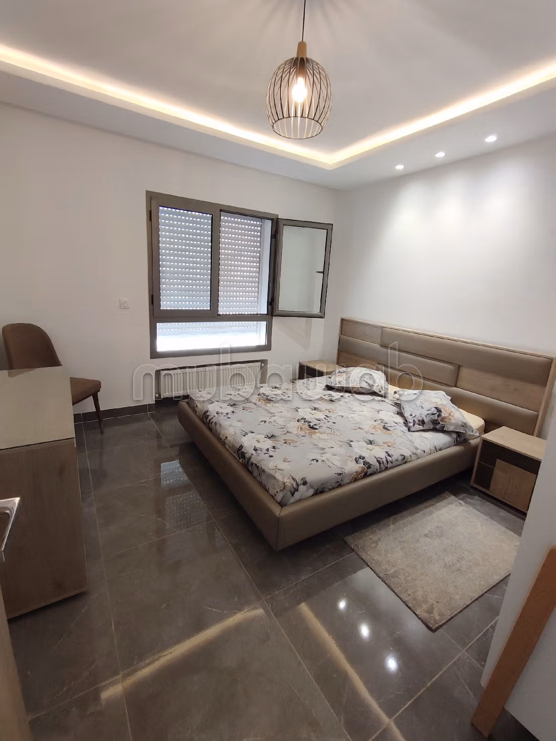 Apartments for rent in Hammamet Nord. Area 65 m². Secured door, Enclosed residence. 