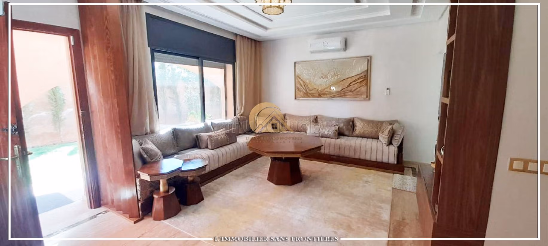 Villa meublée à louer, piscine privée, Route Fes km8