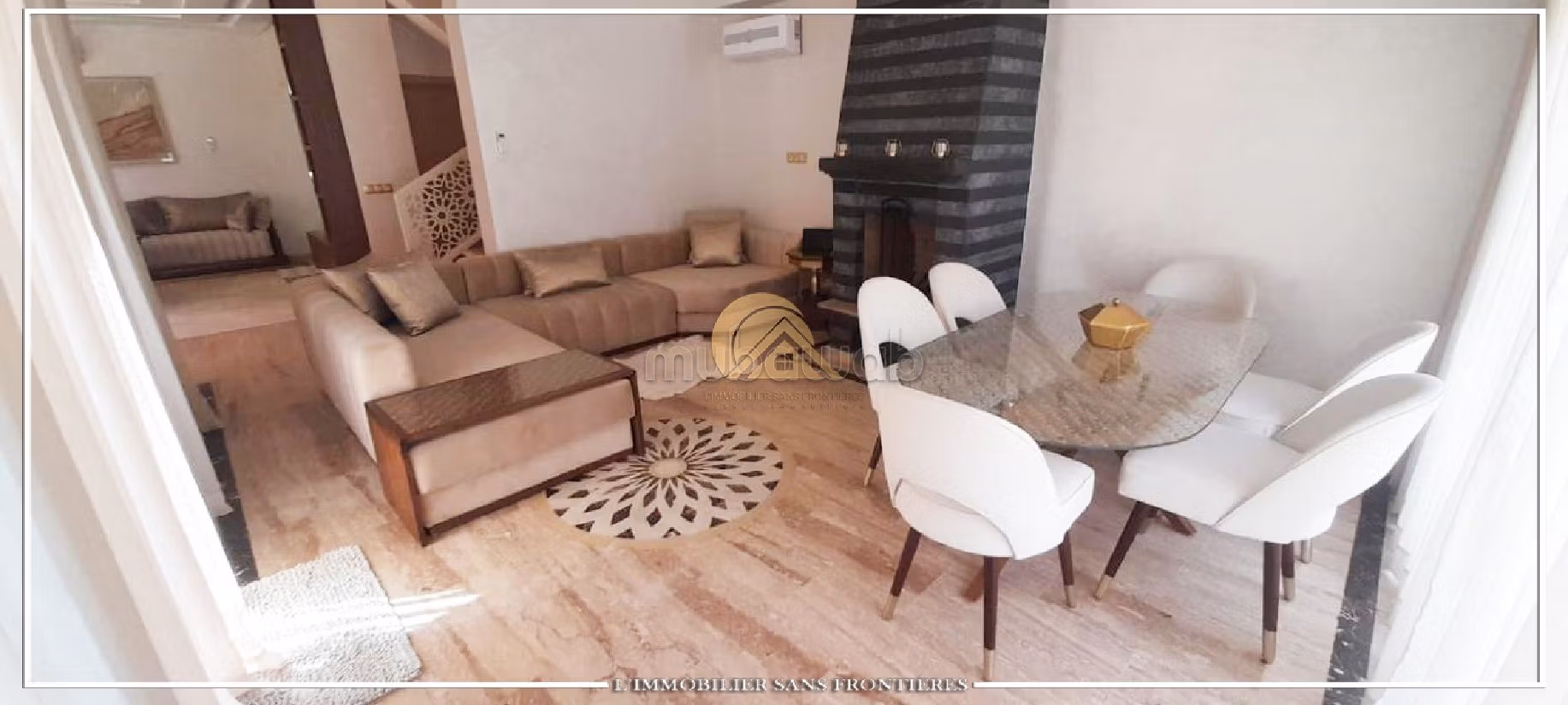 Villa meublée à louer, piscine privée, Route Fes km8