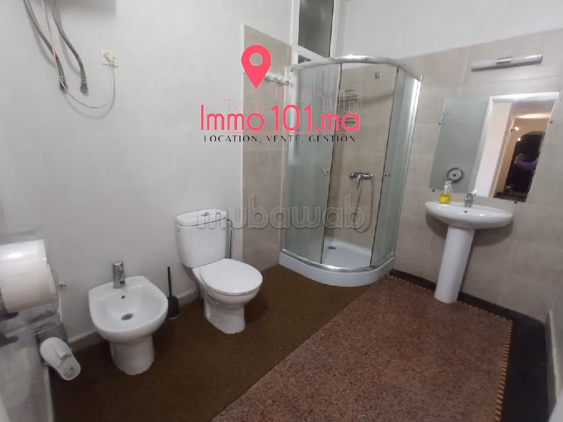 Very nice apartment for rent in Hassan Centre Ville. Small area 100 m². Furnishings