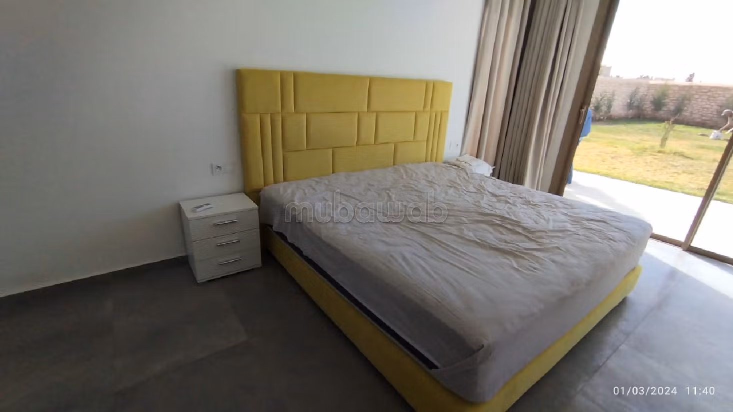 Villa de alto standing en alquiler en Idaougard. 3 hermosas habitaciones. Chimenea funcional, aire condicionado general. 