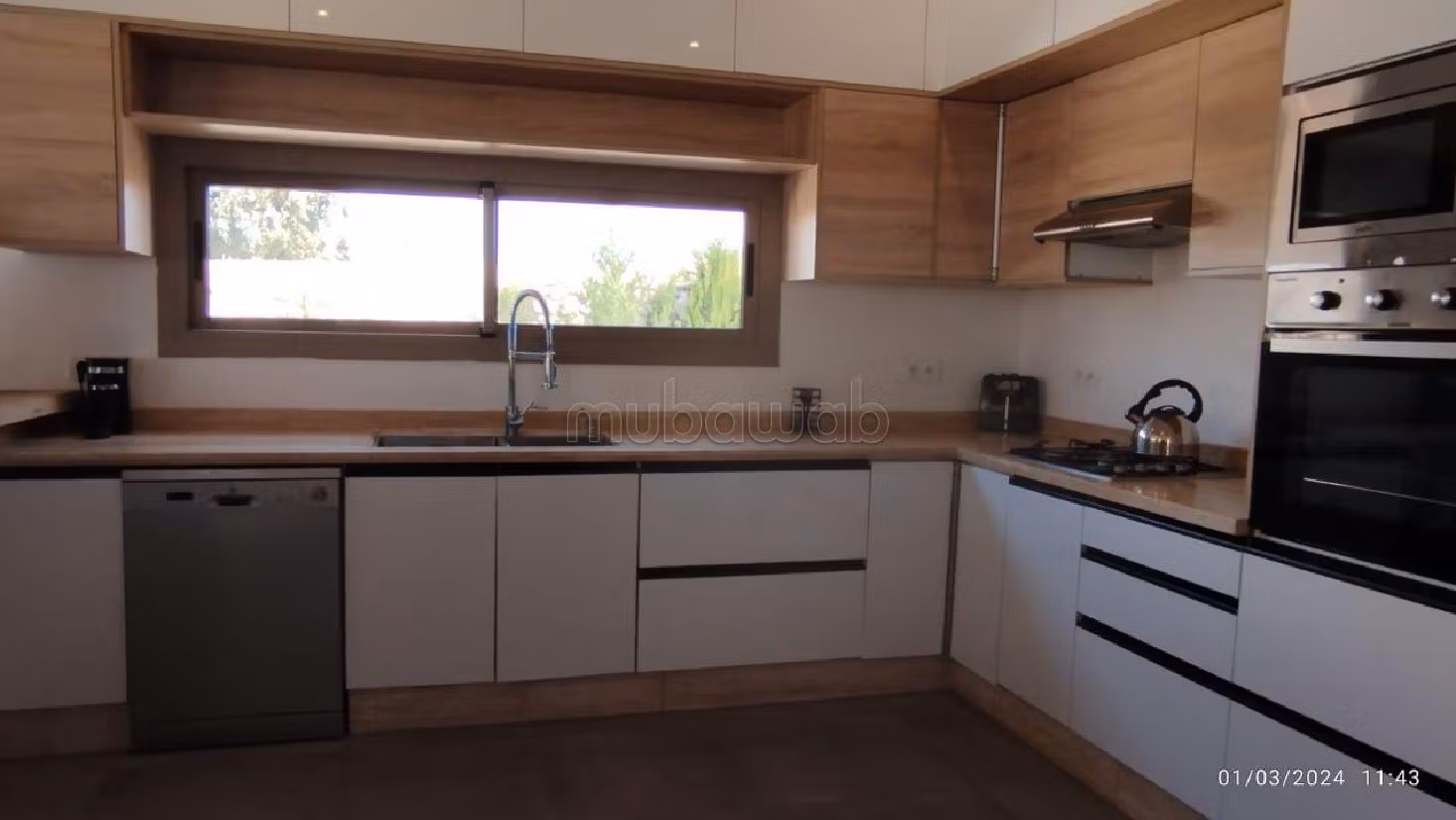 Villa de alto standing en alquiler en Idaougard. 3 hermosas habitaciones. Chimenea funcional, aire condicionado general. 