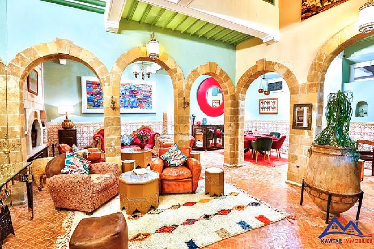 Élégant Riad Authentique de 6 Chambres avec Terrasse et Vue Panoramique