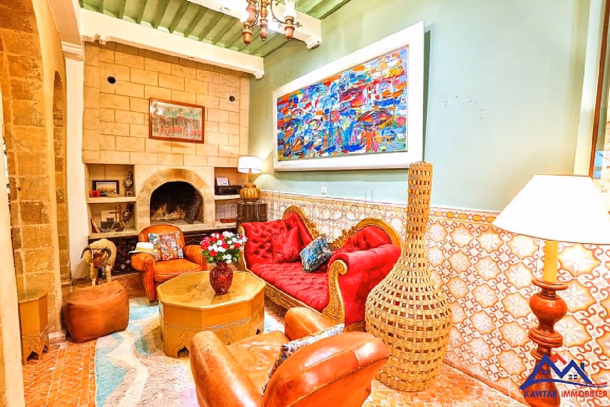 Élégant Riad Authentique de 6 Chambres avec Terrasse et Vue Panoramique