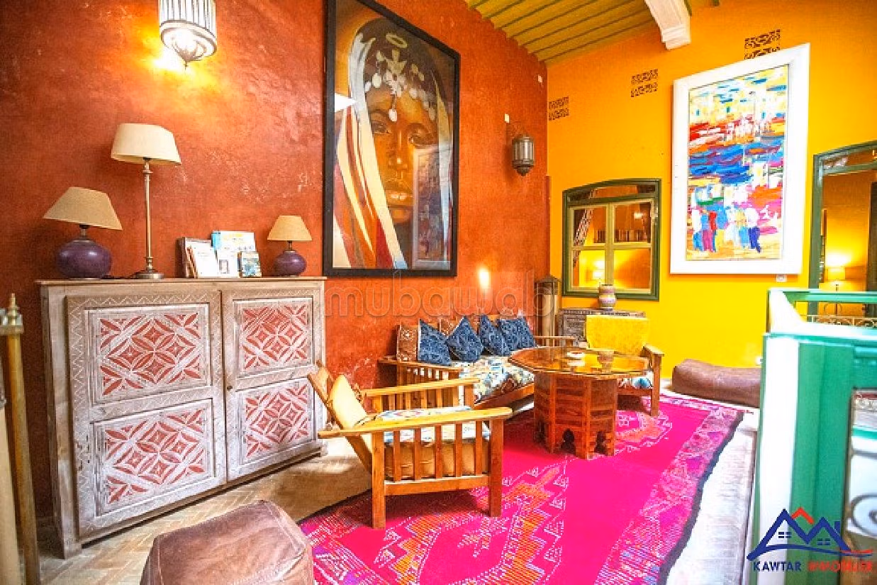 Élégant Riad Authentique de 6 Chambres avec Terrasse et Vue Panoramique