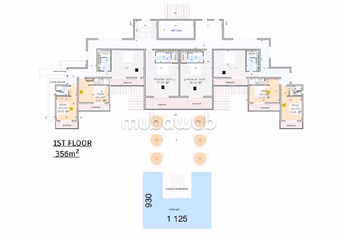Terrain en vente à Route de Tahanaout. Superficie 33000 m²