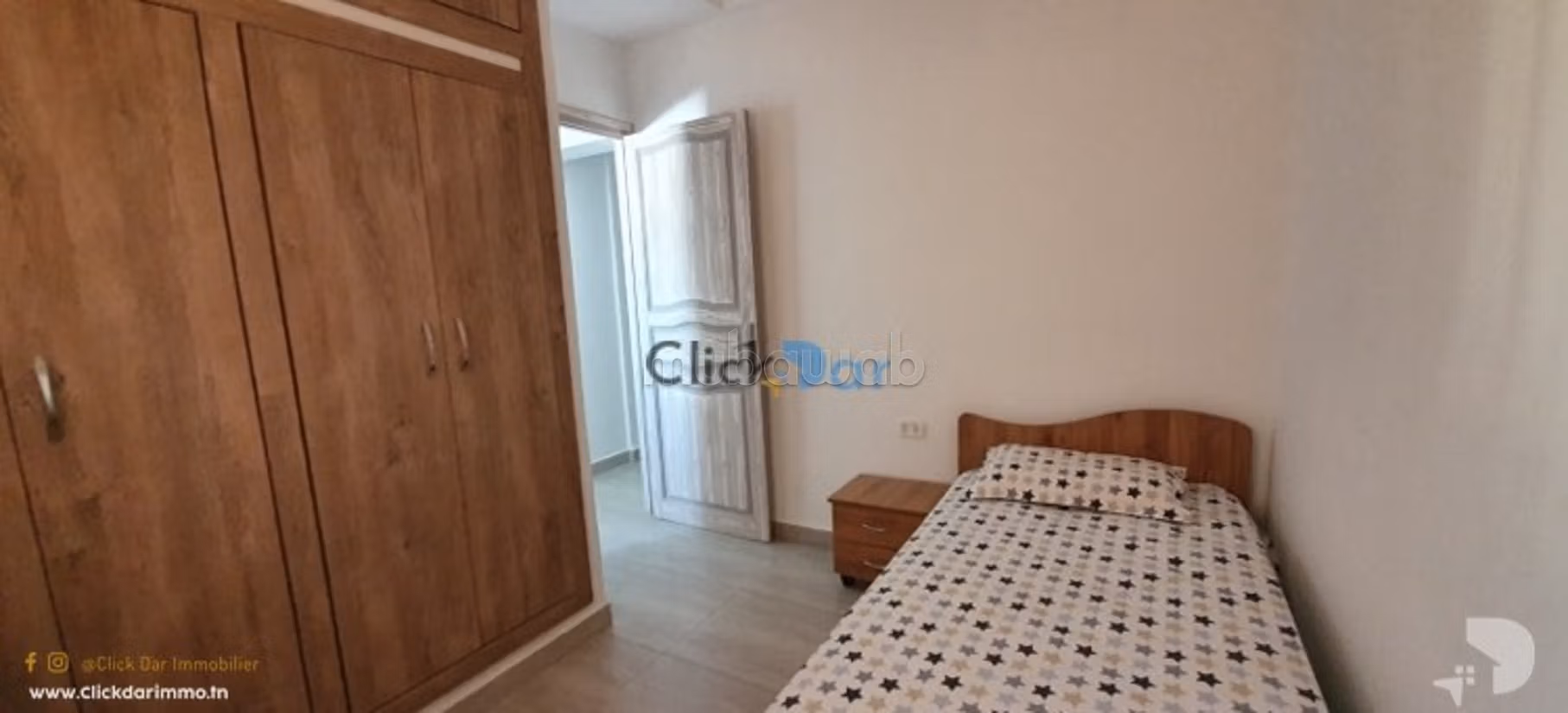 Appartement S3 vue mer à louer à Hammamet
