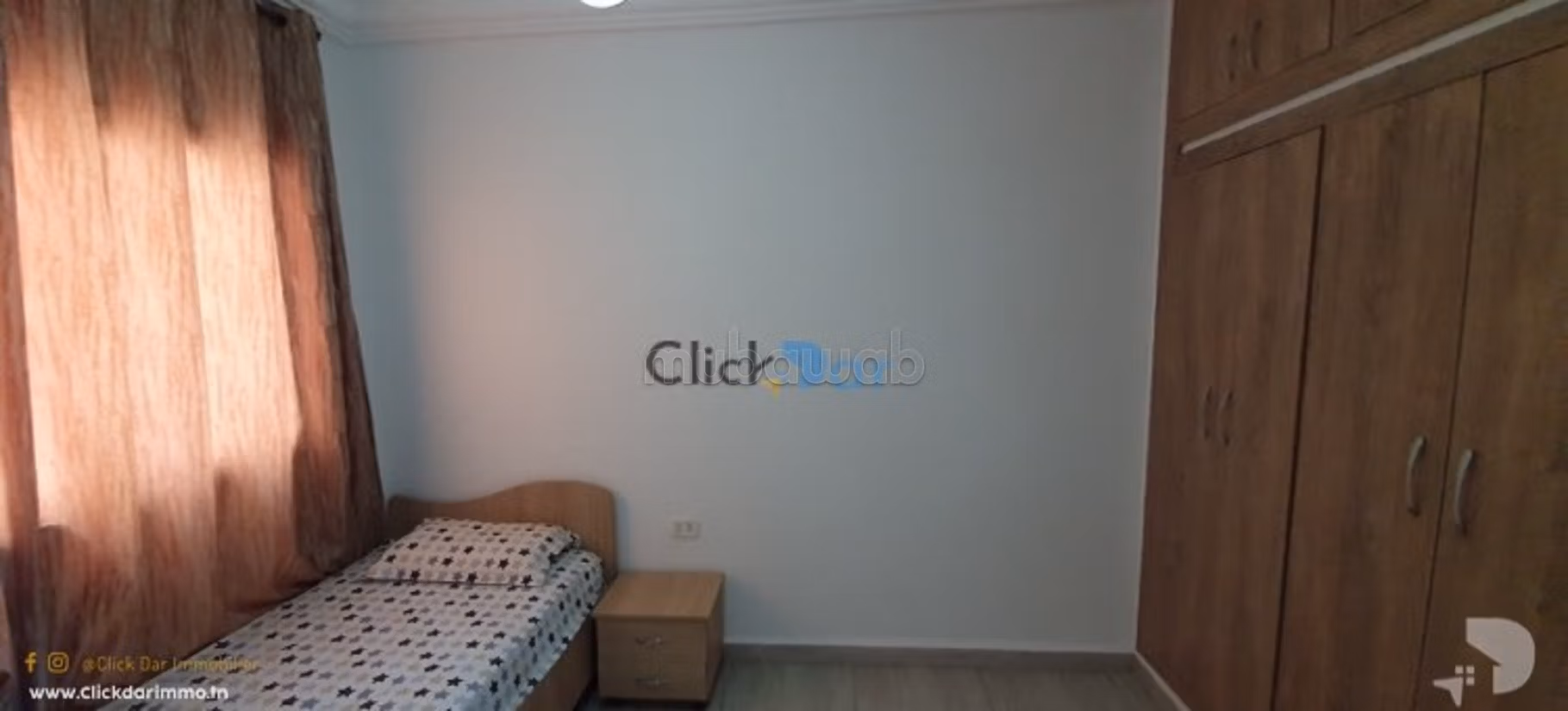Appartement S3 vue mer à louer à Hammamet