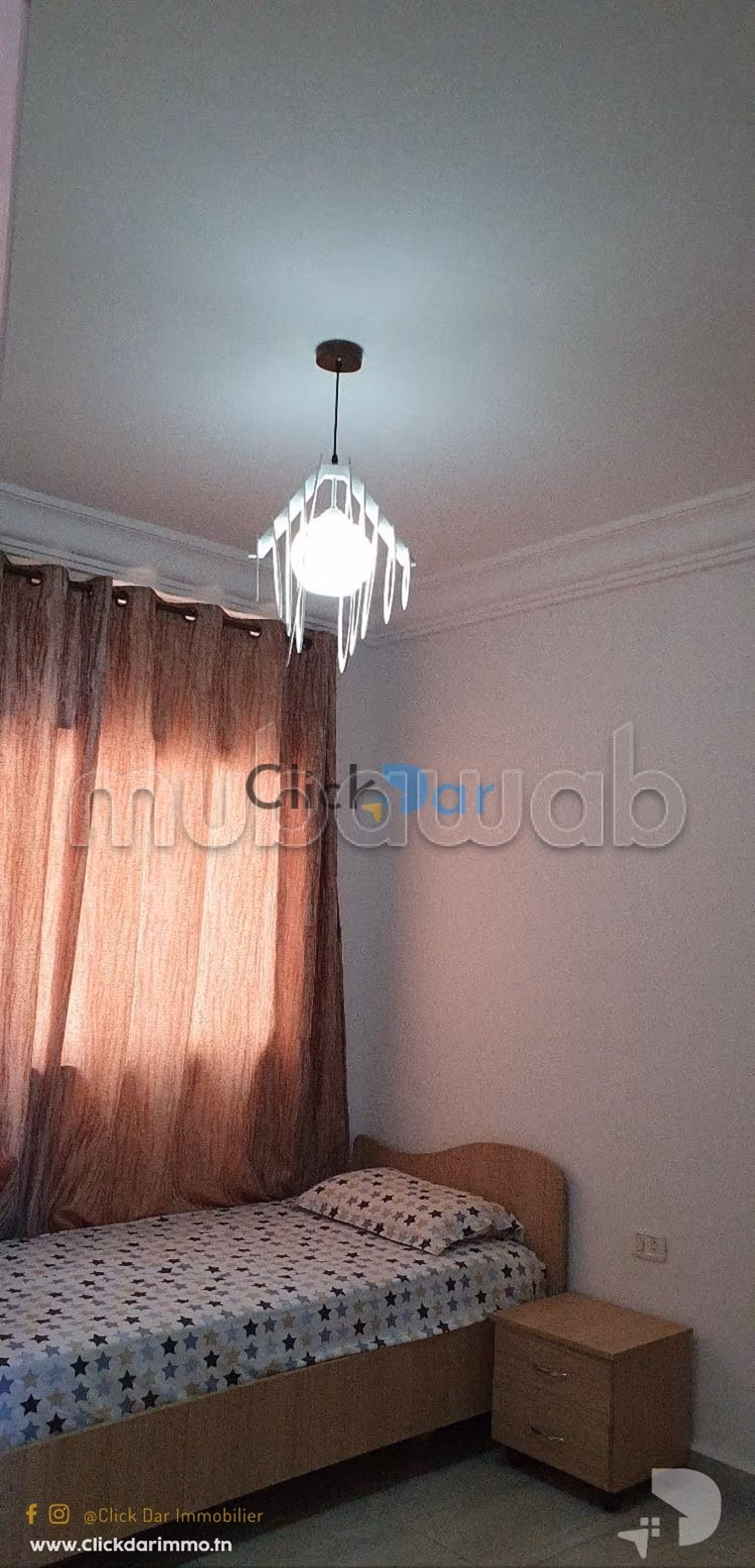 Appartement S3 vue mer à louer à Hammamet