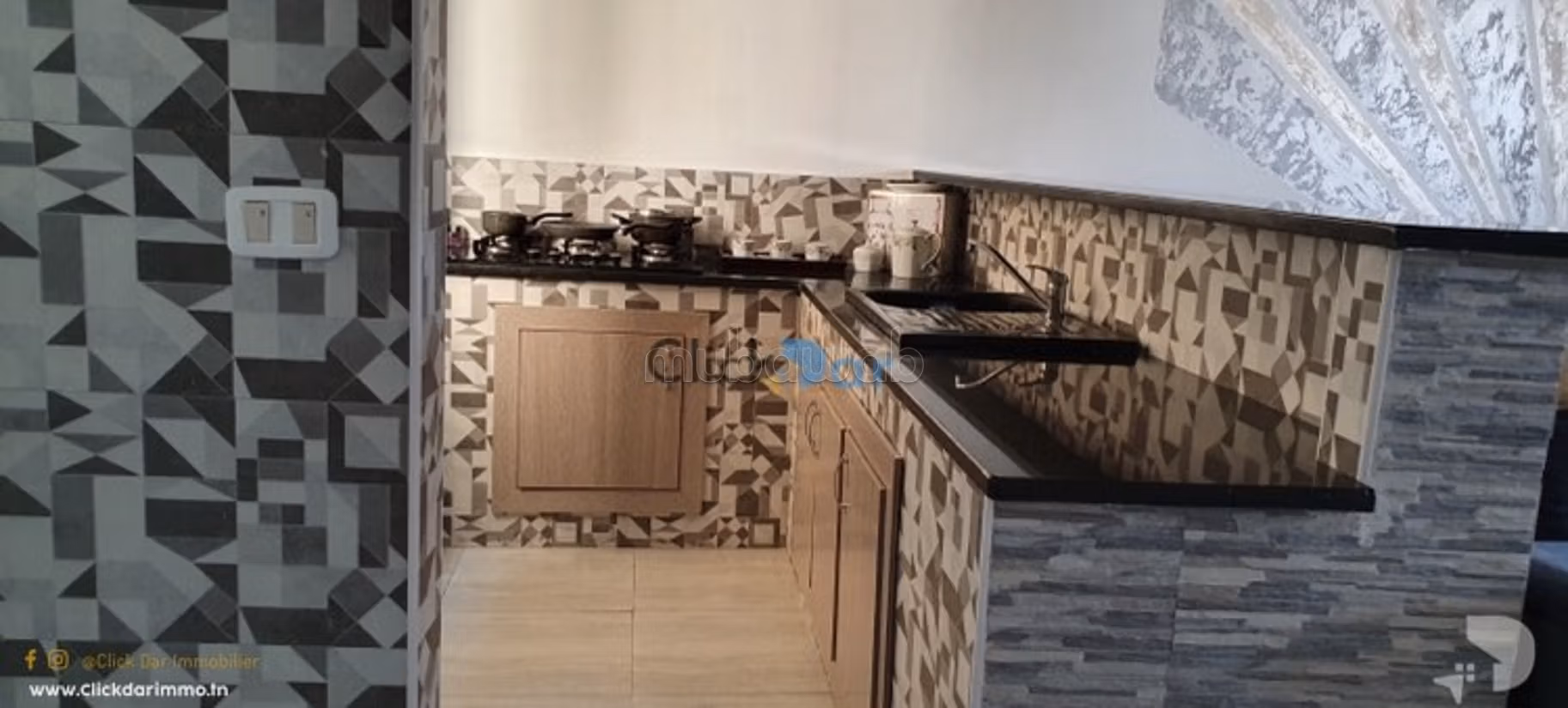 Appartement S3 vue mer à louer à Hammamet