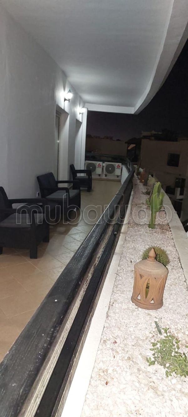 Location saisonnière à la marina d'agadir Secteur Touristique à la marina agadir. 2 chambres et salon