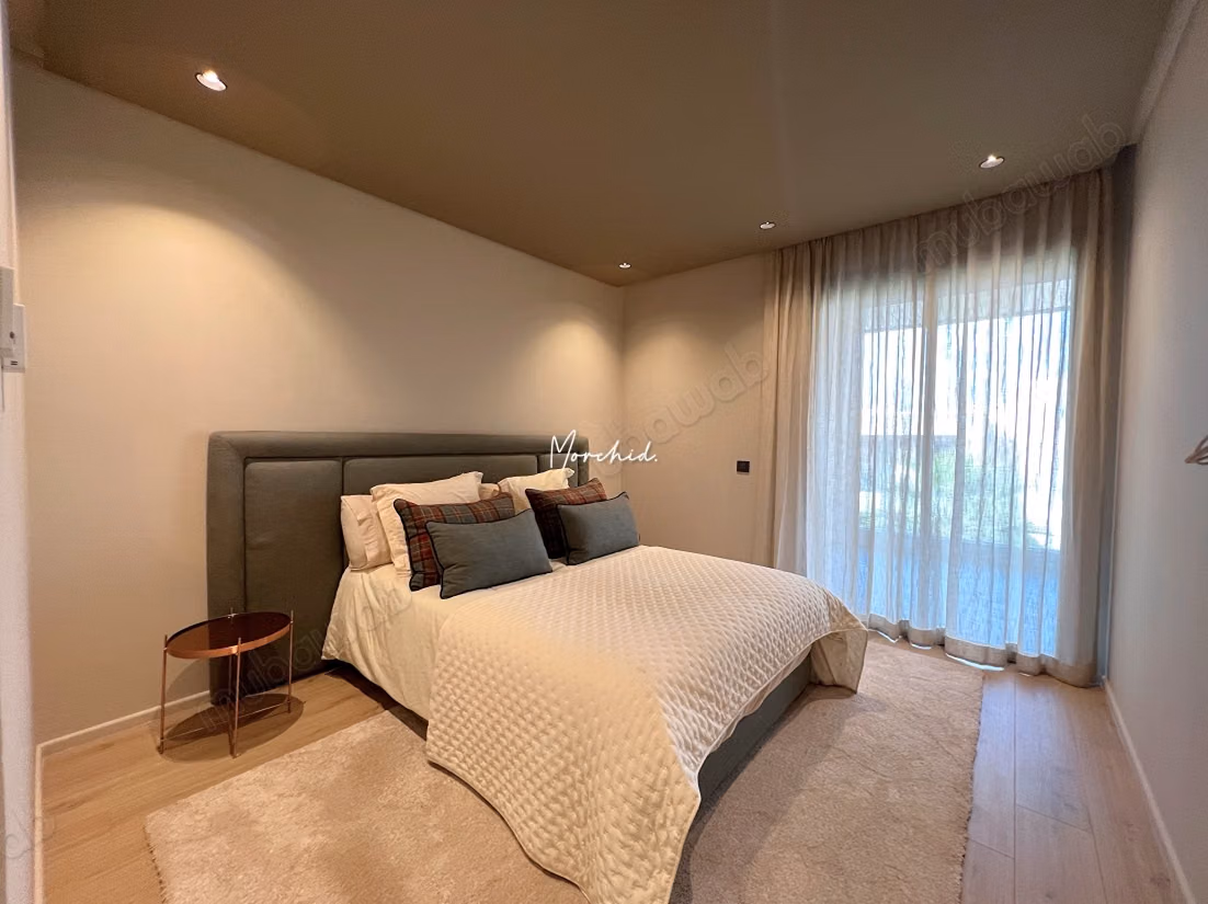 Villa neuve et rare à la location meublée, idéal pour un cadre de vie confortable et moderne à 6min du Morocco Mall