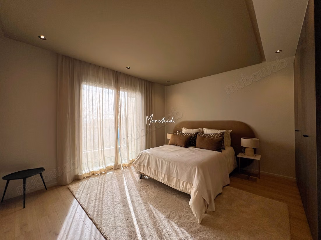 Villa neuve et rare à la location meublée, idéal pour un cadre de vie confortable et moderne à 6min du Morocco Mall