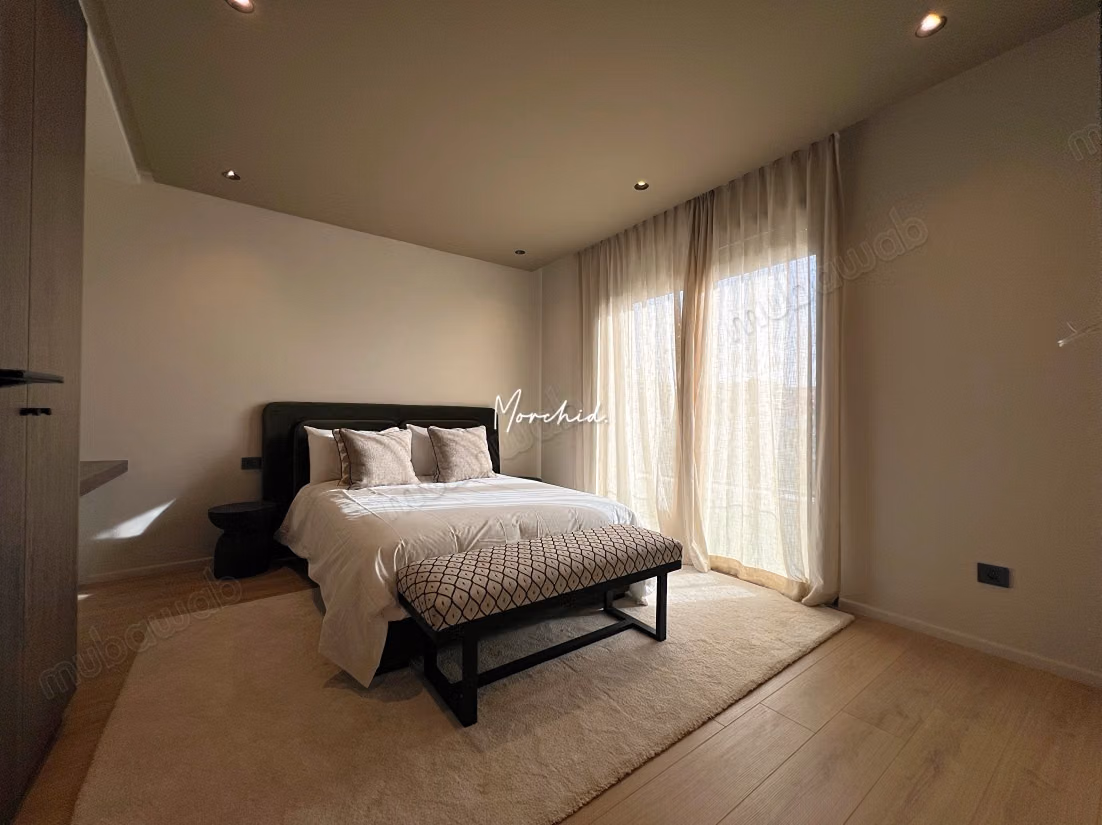 Villa neuve et rare à la location meublée, idéal pour un cadre de vie confortable et moderne à 6min du Morocco Mall