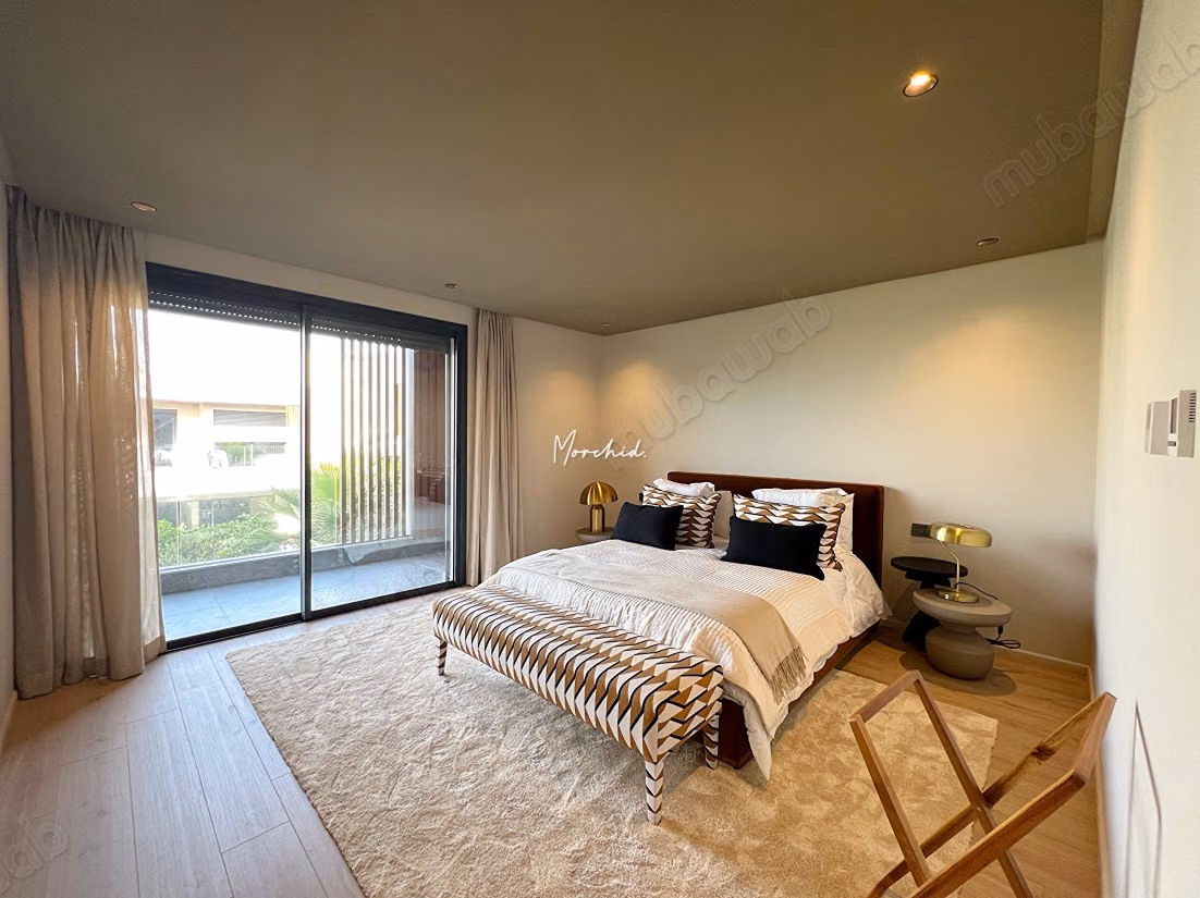 Villa neuve et rare à la location meublée, idéal pour un cadre de vie confortable et moderne à 6min du Morocco Mall