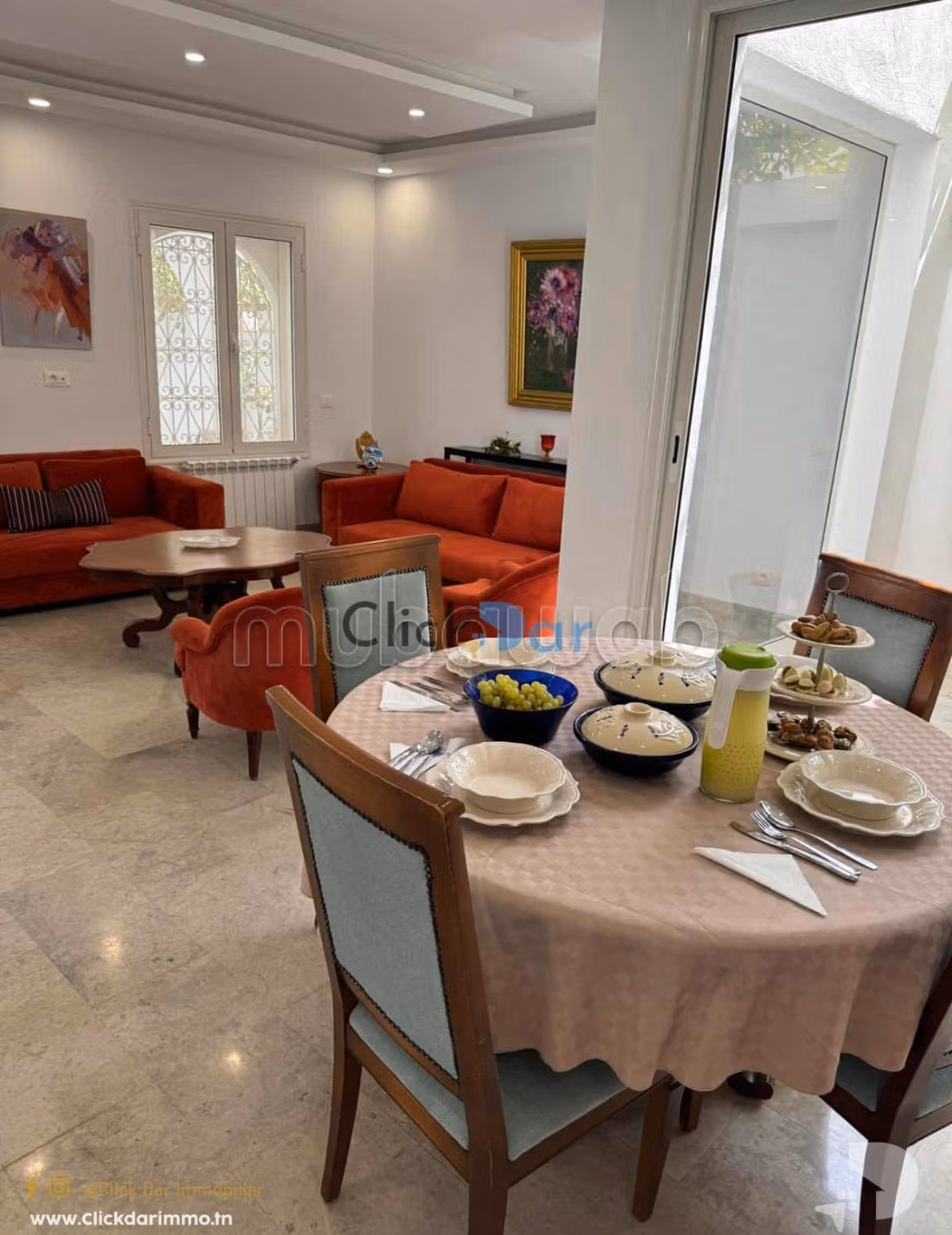 Villa piscine S3 location estival Hammamet
