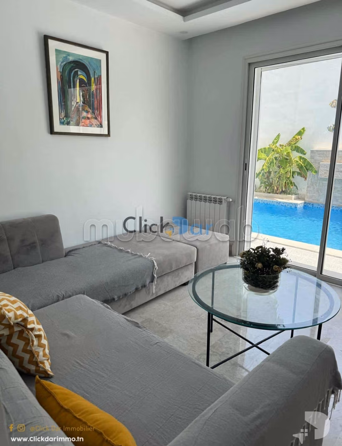 Villa piscine S3 location estival Hammamet
