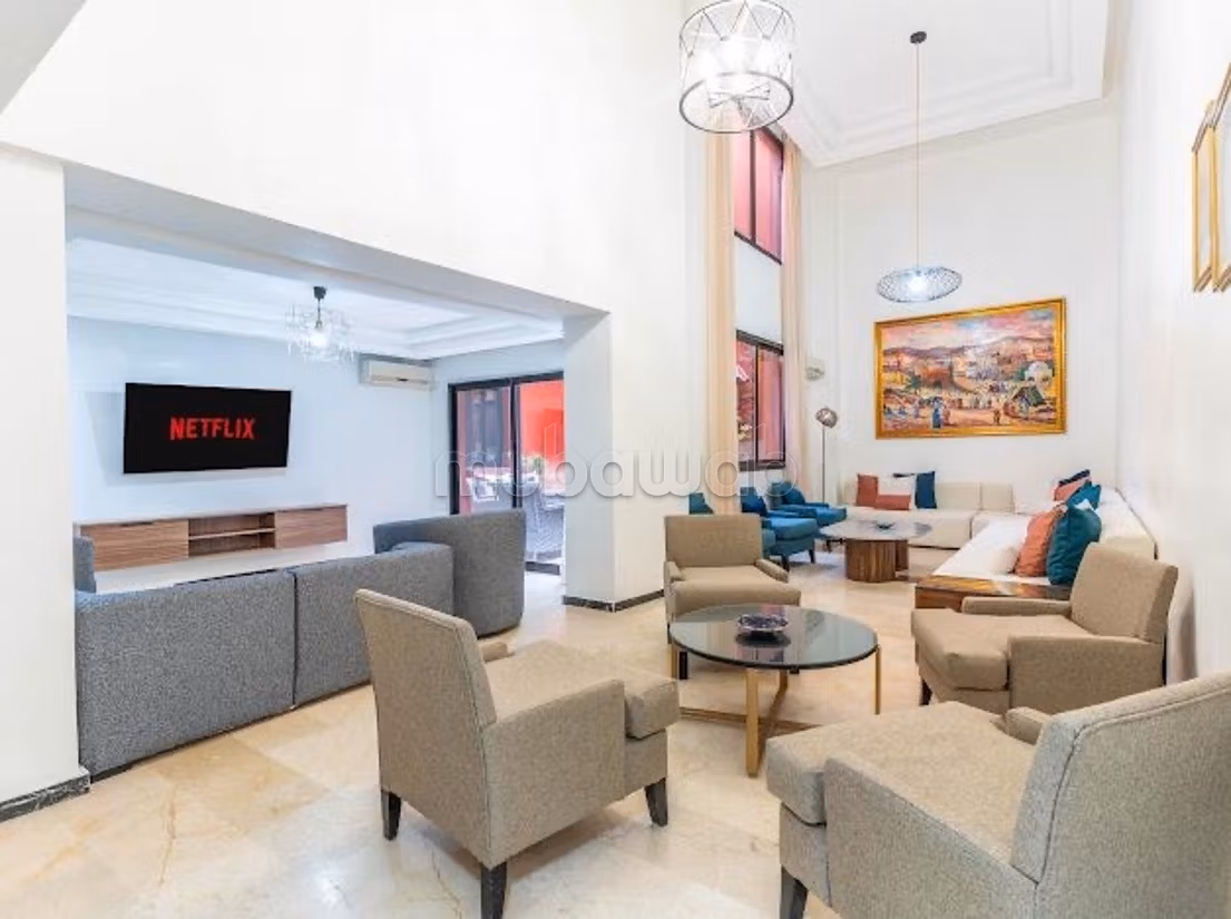Spacious apartment for rent in Guéliz
