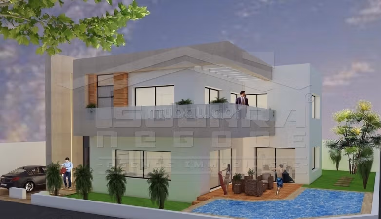 À vendre une villa inachevée à ain Zaghouan Nord