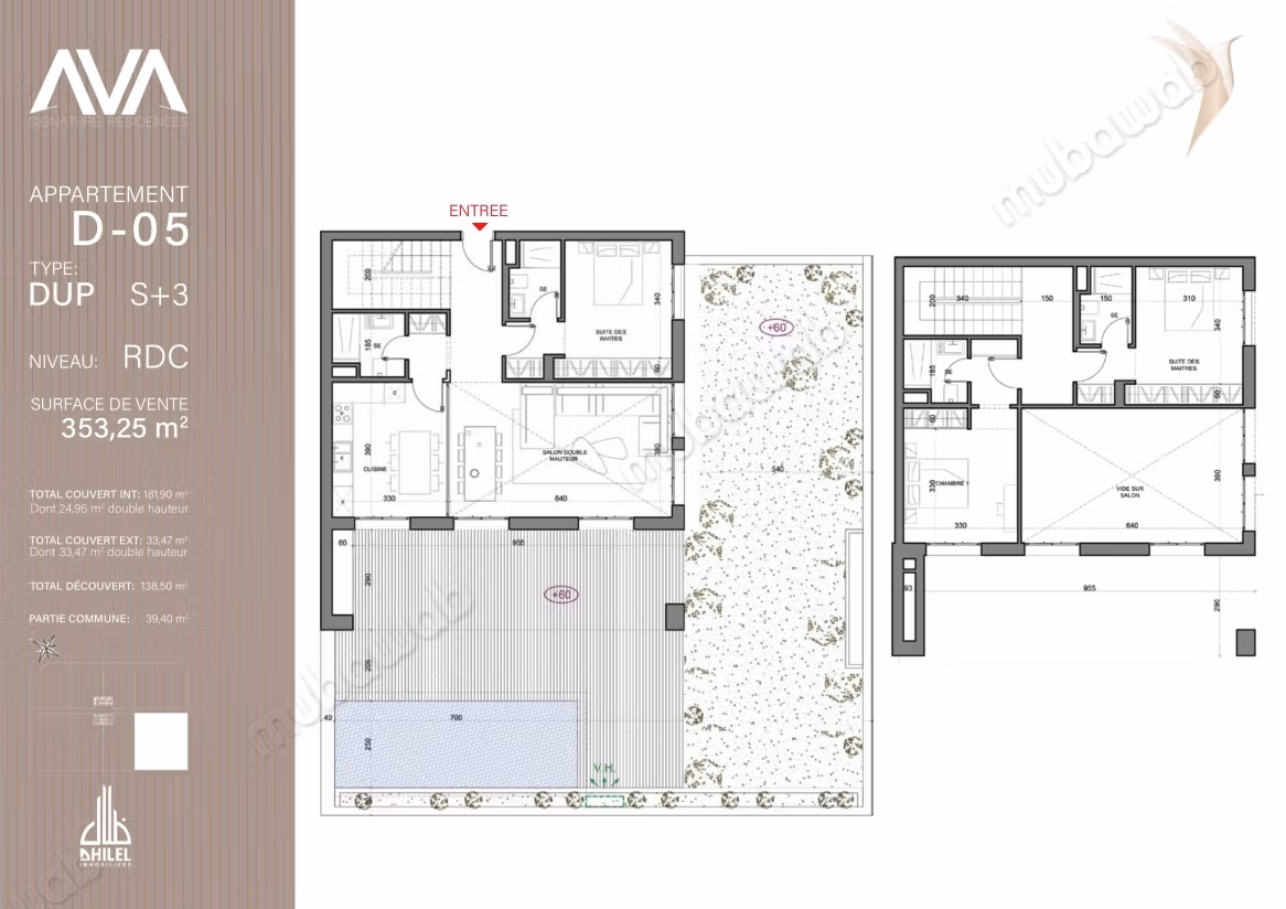 DUPLEX D'Exception. AVA Residence in the gardens of Carthage D05