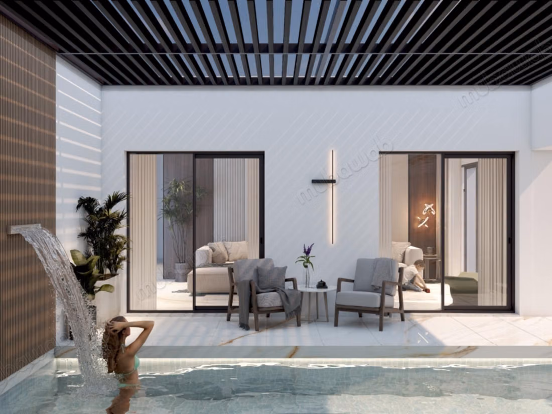 Duplex de luxe aux Jardins de Carthage avec piscine. Superficie 243 m²