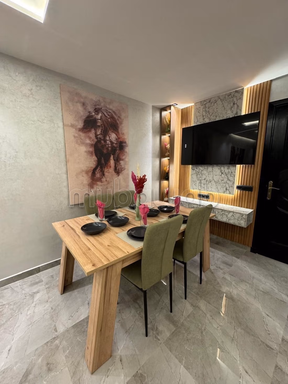 Bonito apartamento de 2 habitaciones amueblado con piscina
