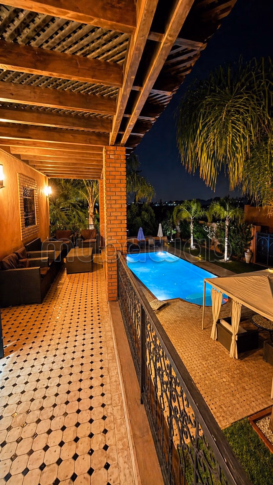 Villa pour location journalier 
route fes Marrakech