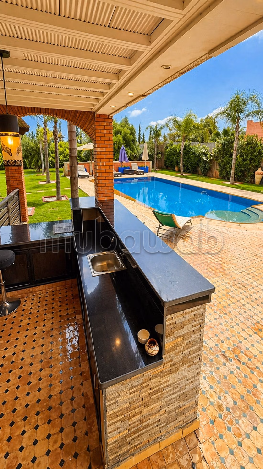 Villa pour location journalier 
route fes Marrakech