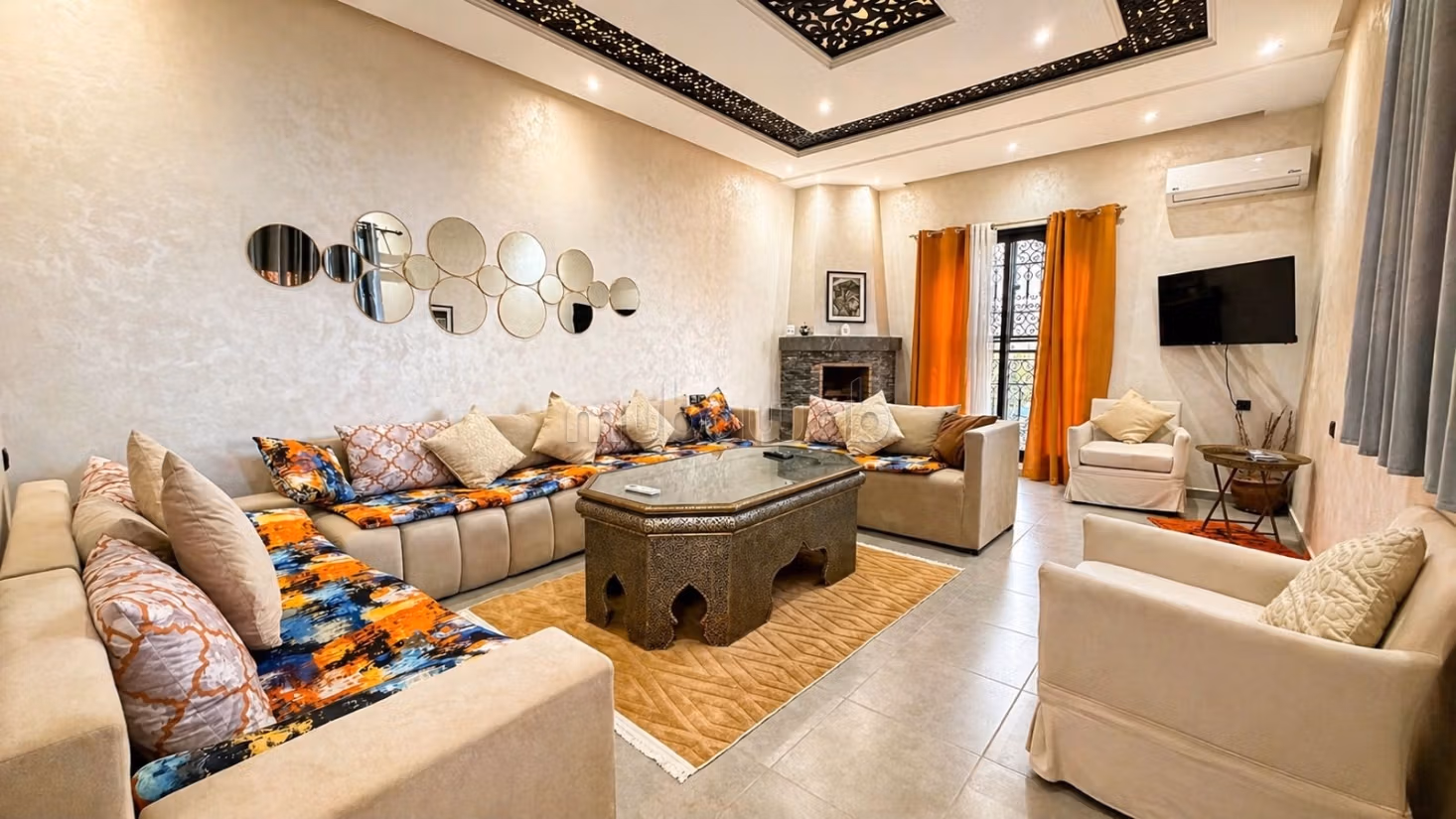 Villa pour location journalier 
route fes Marrakech