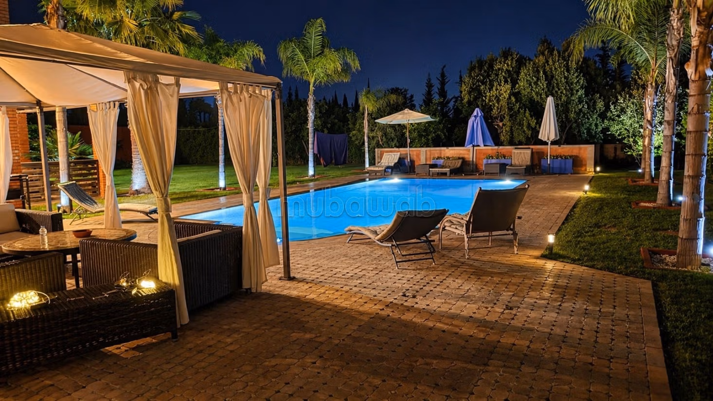 Villa pour location journalier 
route fes Marrakech