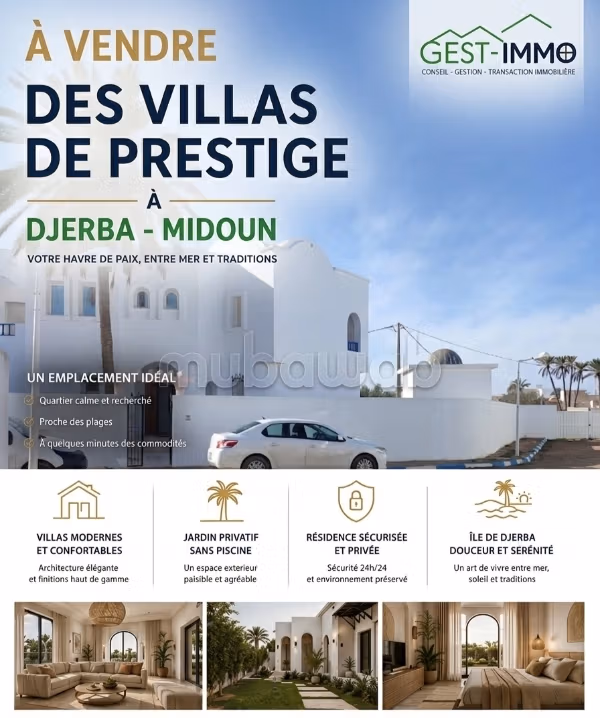0% commissione/ In vendita ville esclusive a Djerba