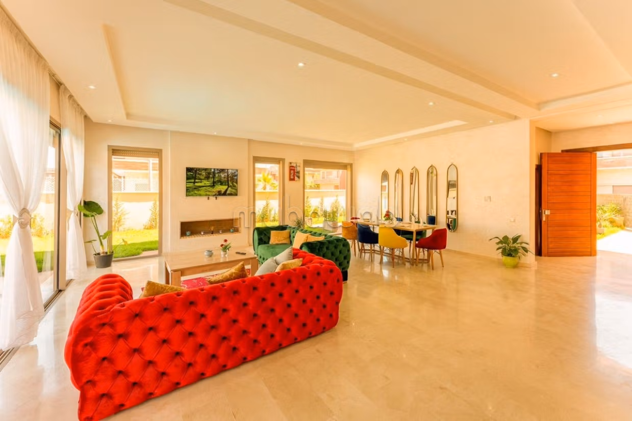Nu te huur: villa's en luxe woningen in Riad Al Atlas. 5 Kamers. Garage en mooi terras. 