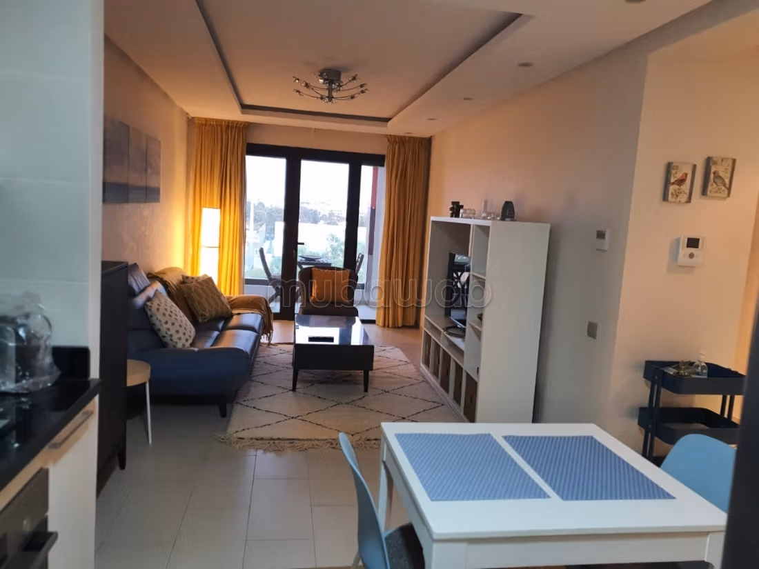 Splendido appartamento in affitto a Casablanca Finance City. 1 camera. Arredato